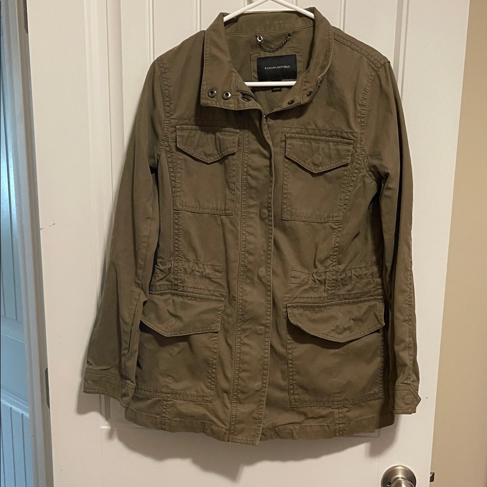 Banana Republic Women's Utility Jacket in Olive size‎ small